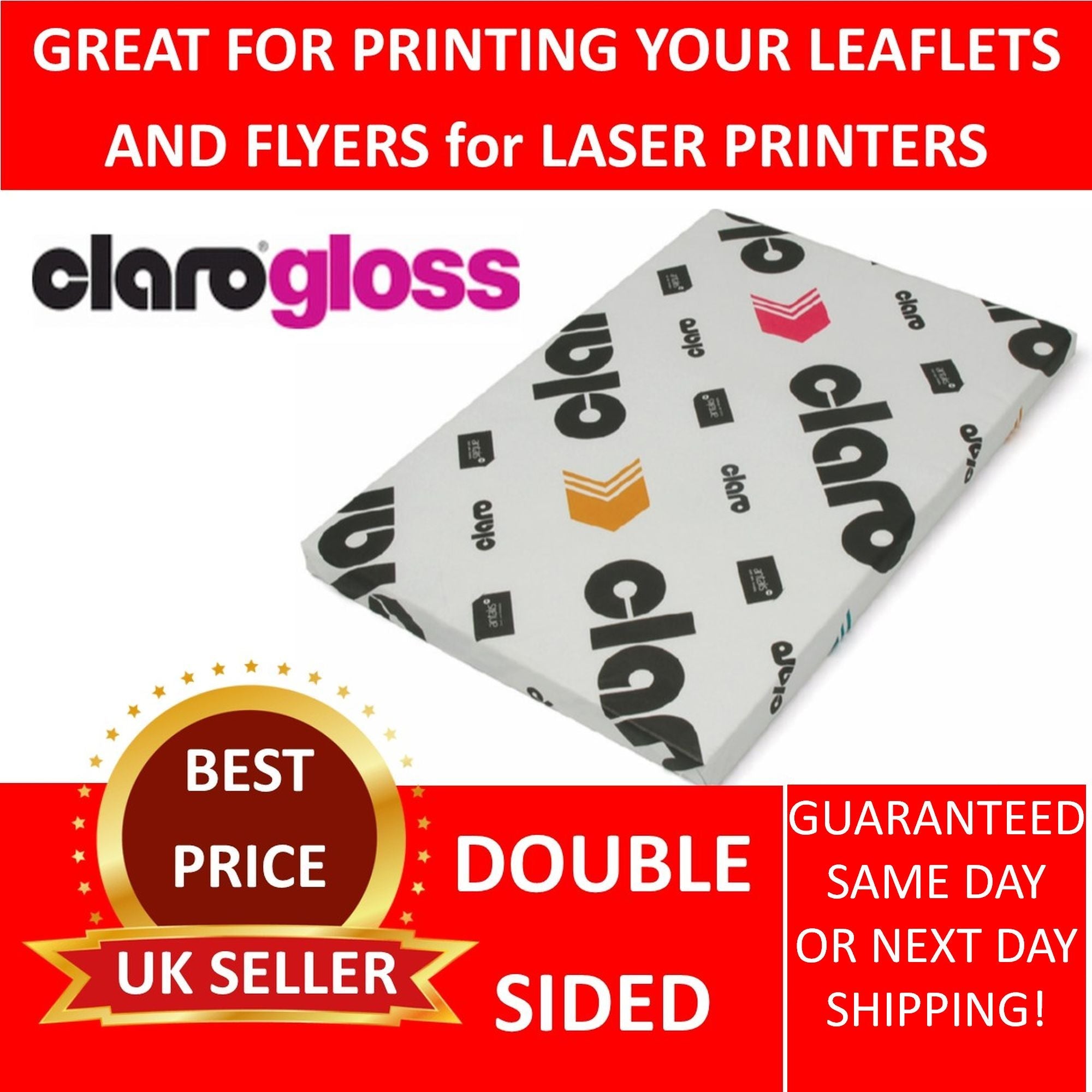 A3 150 GSM X 500 Sheets Silk Printer Paper - Covers/Leaflets For Laser